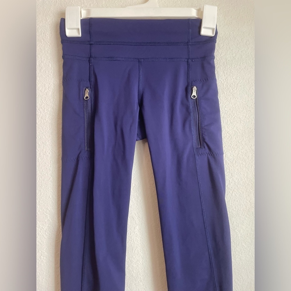 Lululemon Run: Inspire Tight II blue Luxtreme 7/8 Mesh size 2 - Picture 8 of 9